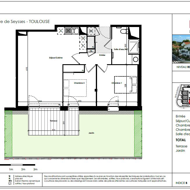 Appartement 3 pièces - Photo 2