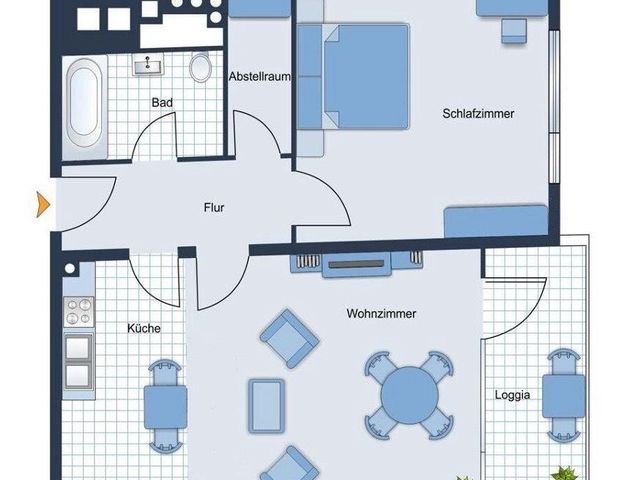 2-Zimmerwohnung in Schilksee - Foto 1