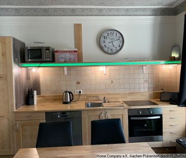 Aachen-Ost: Maskulin-modern möbl. 2-Zi.-Whng mit altbaucharme - Photo 6