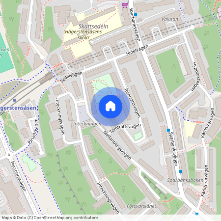 Tomträttsvägen 28, Hägerstensåsen