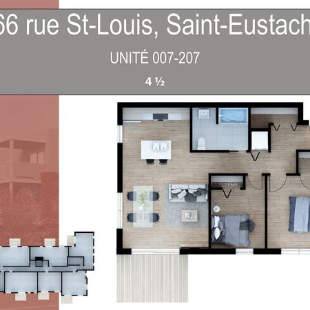 Appartements neufs 4 ½ à louer – Saint-Eustache - Photo 4