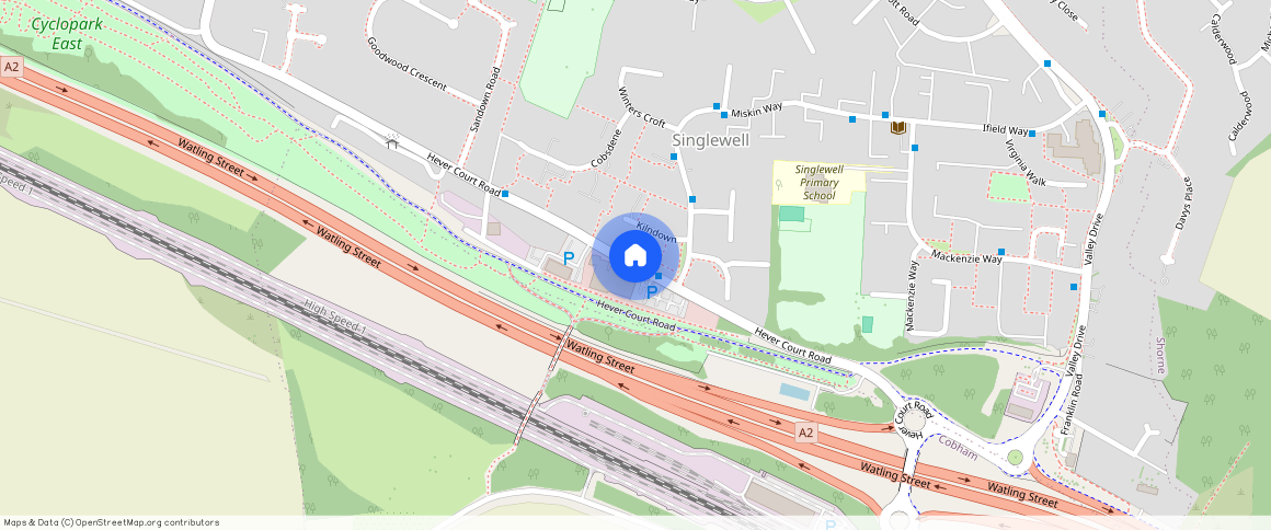 Hever Court Road, Singlewell, DA12