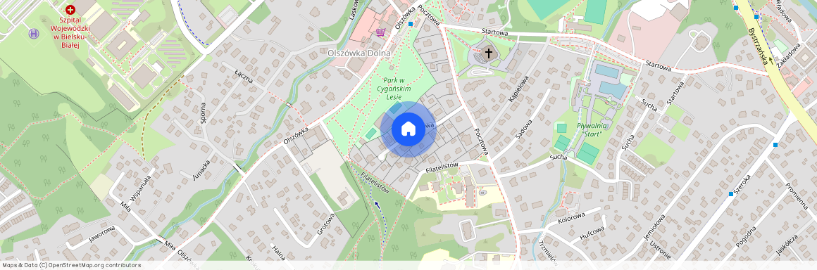 ul. Tenisowa, Mikuszowice Śląskie, Bielsko-Biała, śląskie