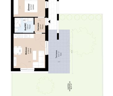 Geförderte Neubauwohnung mit Garten und Terrasse - Photo 6