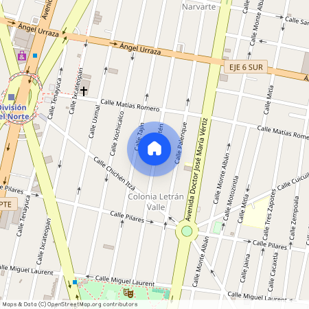 División del Norte, Colonia Letrán Valle, C.P. 03650, Df / Cdmx
