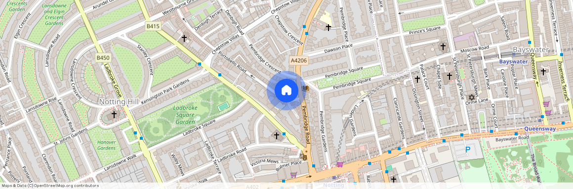 Pembridge Villas, Notting Hill, London, W11