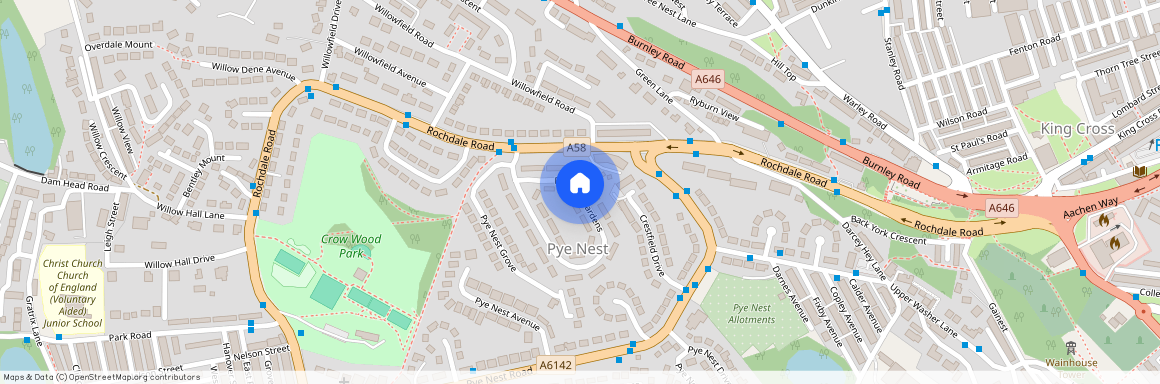 Pye Nest Gardens, Halifax