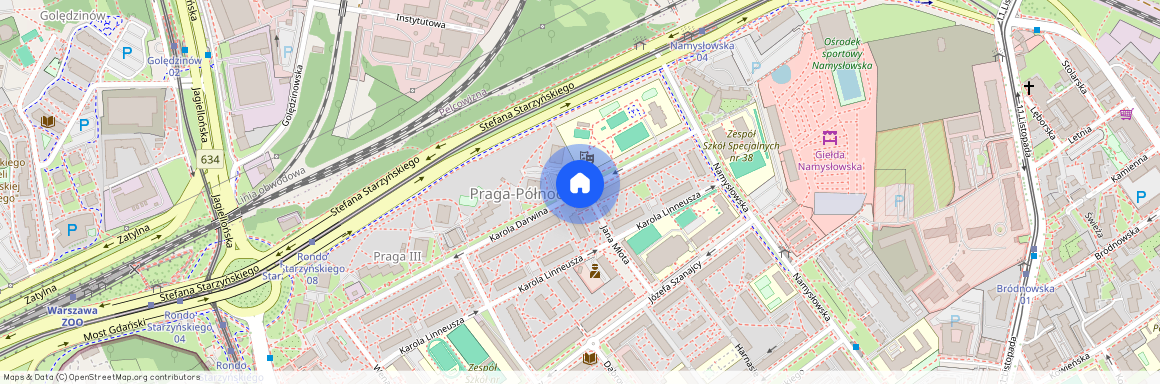ul. Karola Darwina, Nowa Praga, Praga-Północ, Warszawa, mazowieckie