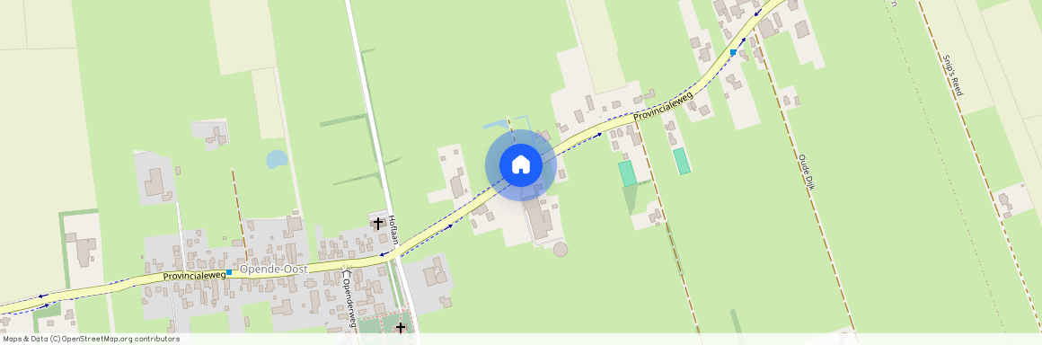 Opende-Oost, 9865 AM, Provincialeweg, Opende