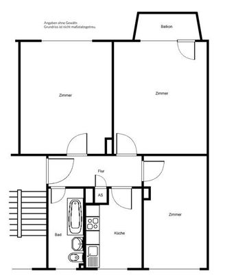 Top! Neu modernisierte 3-Zimmerwohnung mit Balkon in Stadtlage - Foto 1