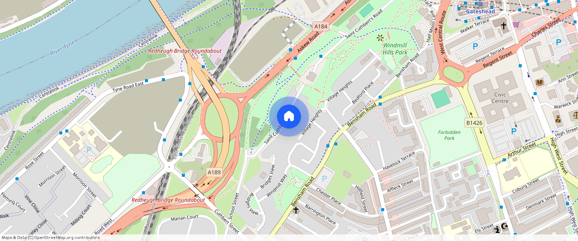 Saint Cuthbert's Road, Gateshead, NE8