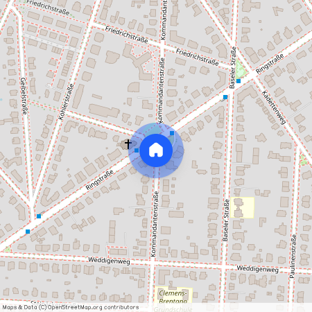 Kommandantenstr., Berlin, Lichterfelde, 12205