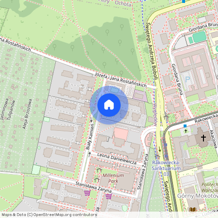 Mokotów, ul. Biały Kamień 8, Warszawa