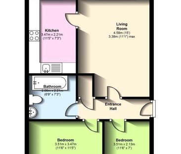 2 bedroom apartment to rent - Photo 1