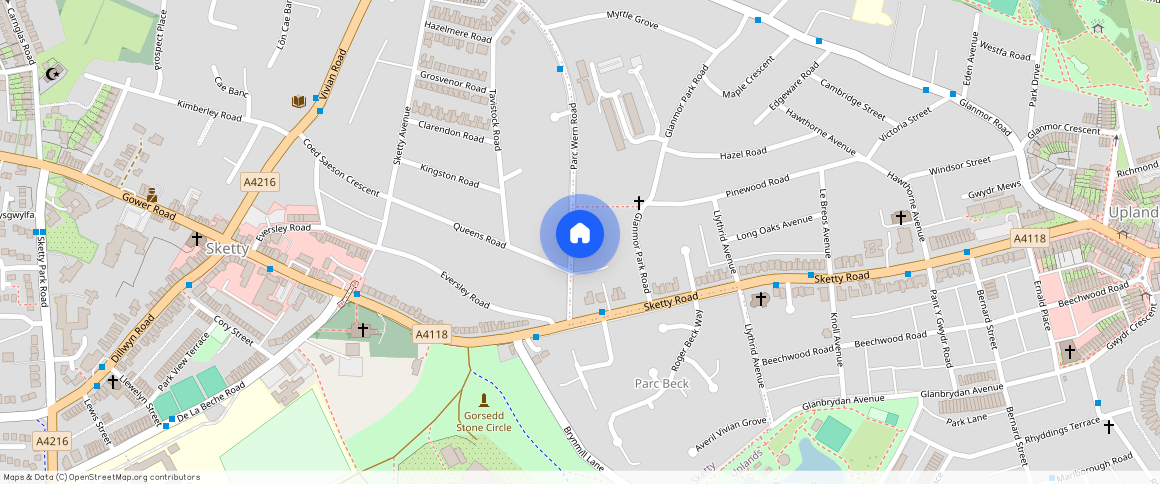 Parc Wern Road, Sketty