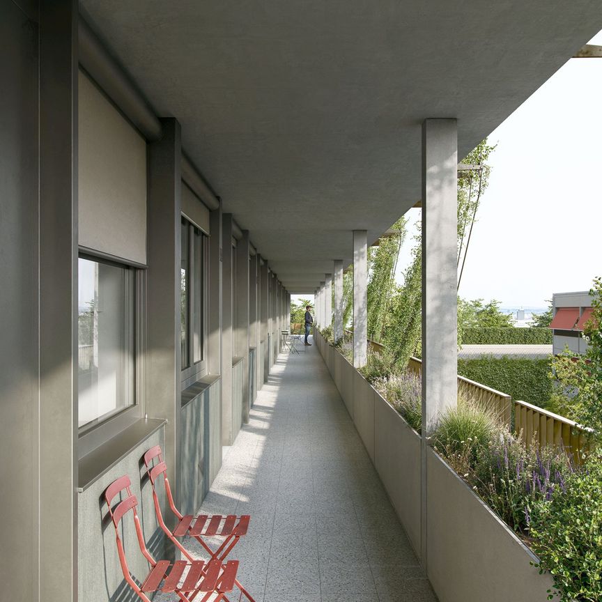 2.5 Zimmer, 56 m², 2. Stock - Foto 1