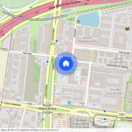 ul. Narwik, Górce, Bemowo, Warszawa, mazowieckie