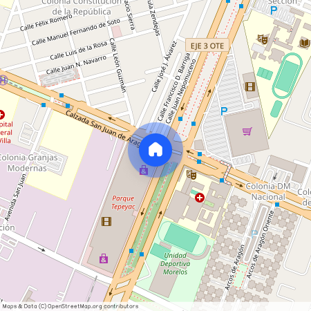 Avenida San Juan de Aragón, 439, San Pedro El Chico, Gustavo A. Madero, Ciudad De México, 07480