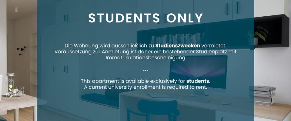Smartes 1-Zimmer-Apartment für Studierende im Quartillion Wiesbaden - Foto 1