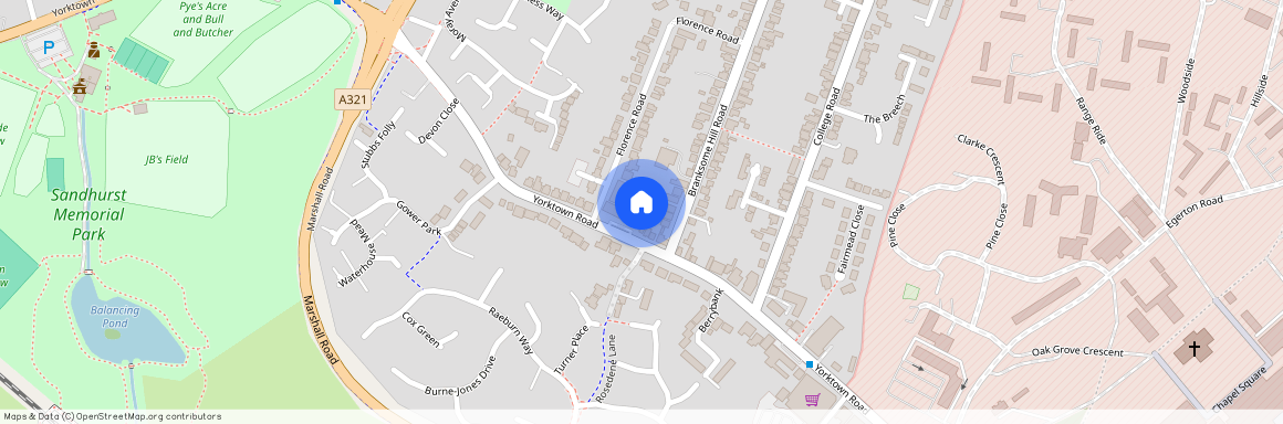 Yorktown Road, College Town, Sandhurst, GU47