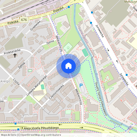 ul. Włókiennicza, Centrum, Białystok, podlaskie