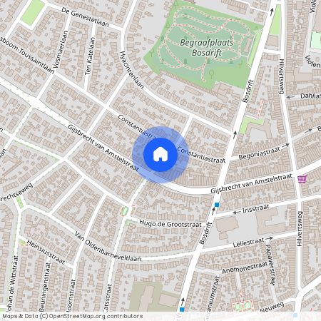 Schrijverskwartier, 1215 CE, Gladiolusstraat, Hilversum