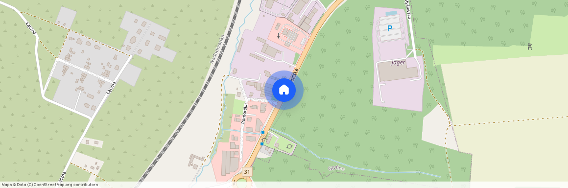 ul. Pomorska, Gryfino, Gryfino, gryfiński, zachodniopomorskie