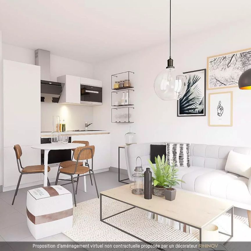 location Appartement T2 DE 40.4m² À VILLEURBANNE - Photo 1