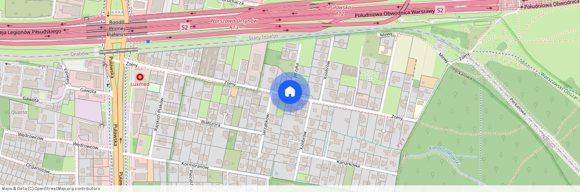 ul. Żołny, Pyry, Ursynów, Warszawa, mazowieckie