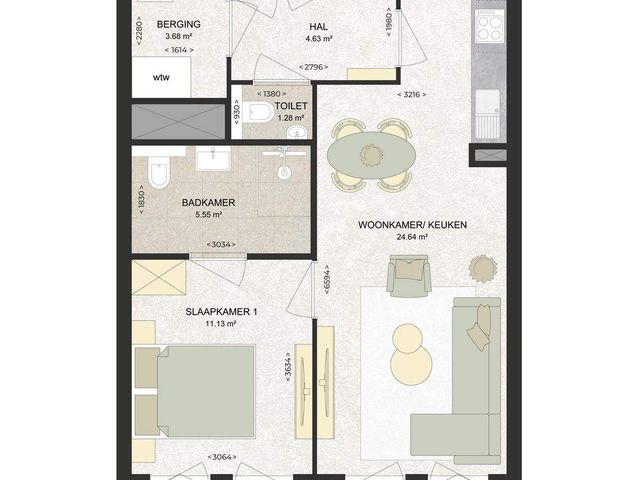 Appartement Kennedylaan, Haarlem - À Louer - Foto 1