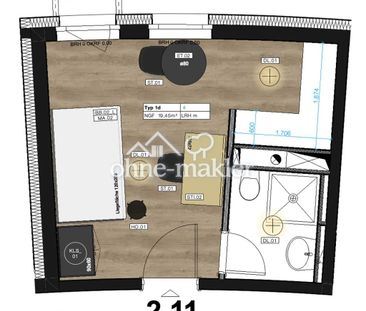 Möblierte Apartments für 1 Jahr oder länger (alle zwischen 20 und 2... - Photo 1