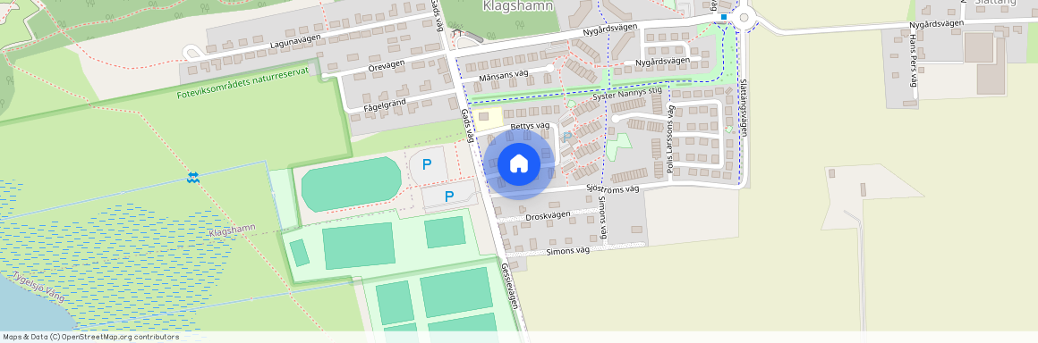 Bettys väg, Klagshamn