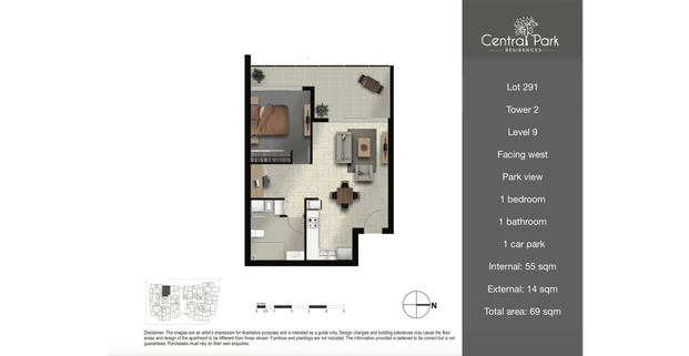 Furnished 1 bedroom unit - Photo 1