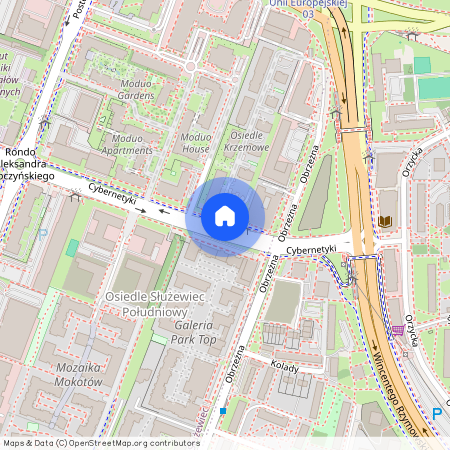 ul. Cybernetyki, Służewiec, Mokotów, Warszawa, mazowieckie