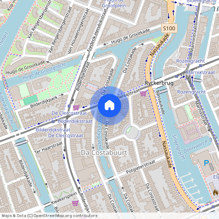 Da Costabuurt, 1053 WG, Da Costakade, Amsterdam