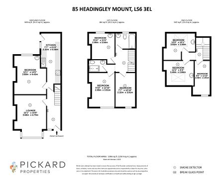 Room 5 – 85 Headingley Mount, Headingley, Leeds, LS6 3EL – 7-Bed Townhouse - Photo 4