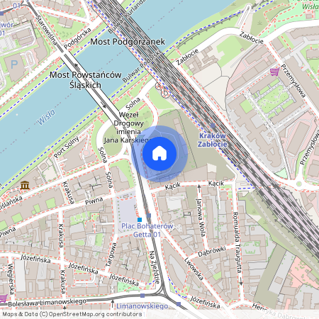 Nadwiślańska, Kraków M., Kraków, Podgórze, Stare Podgórze