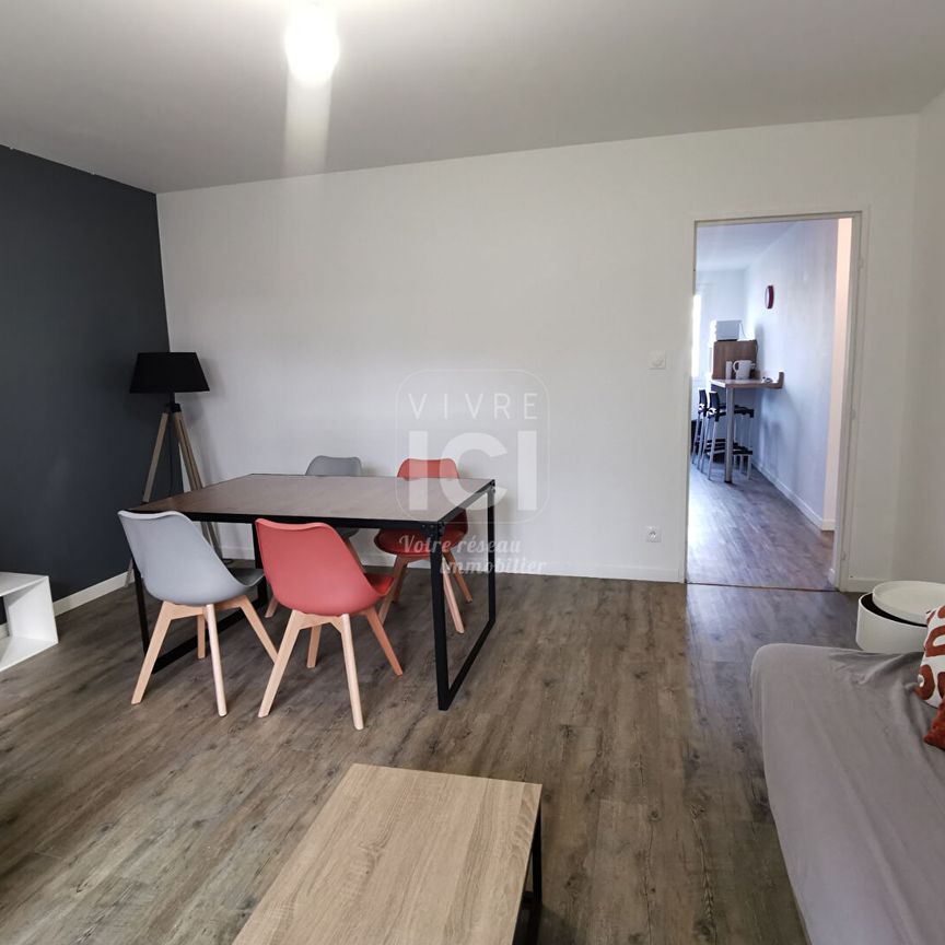 Appartement Nantes 3 pièce(s) 61.79 m2 meublé avec stationnement - Photo 1