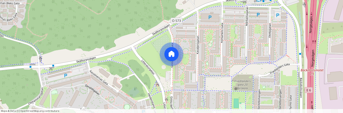 Gösta Berlings gata, Hisings Backa