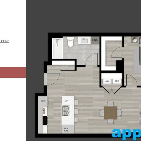 Gatineau – Appartement 3 1/2 de luxe sous-location de 6 mois - Photo 4
