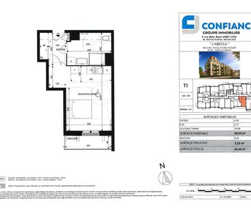 Appartement T1 Le Blanc-Mesnil à louer - Photo 3