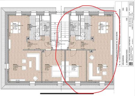 2.5 Zimmer, 69 m², 3. Stock - Foto 4