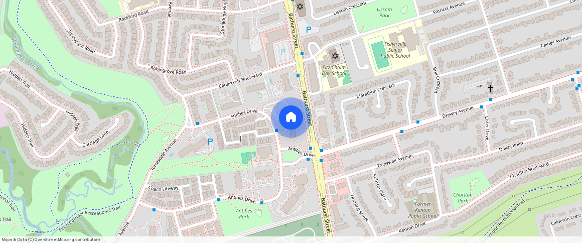 ** Antibes Drive, Toronto, Toronto, Toronto, M2R 1Y8