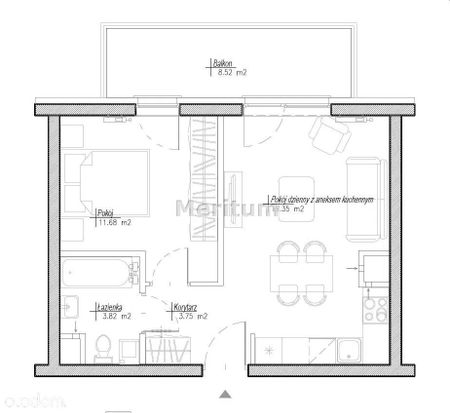 MER-MW-113633 Mieszkanie do wynajęcia, 2 pokoje, 39 m2 - Photo 2