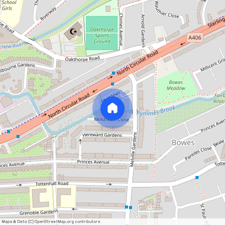 Millstream Close, Palmers Green N13
