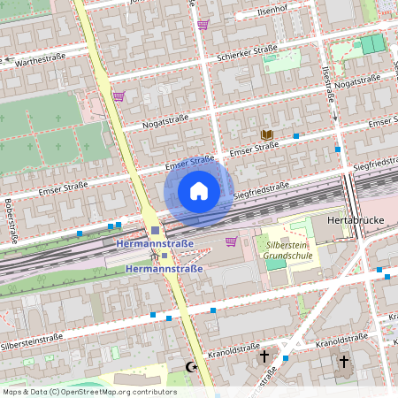 Siegfriedstr. 20, 12051 Berlin OT Neukölln, Zur Karte