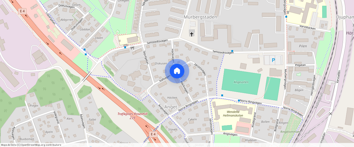 Häckvägen, Härnösand