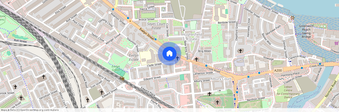 Evelyn Street, Deptford, Londom, SE8