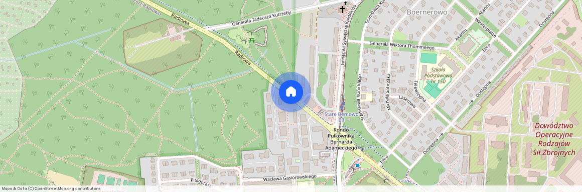 ul. Radiowa, Boernerowo, Bemowo, Warszawa, mazowieckie