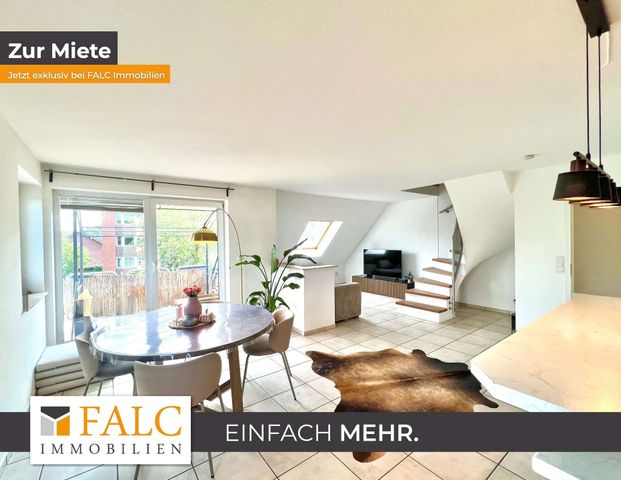 Möblierte Maisonette-Wohnung mit Balkon & TG in Düsseldorf-Unterrath - Foto 1